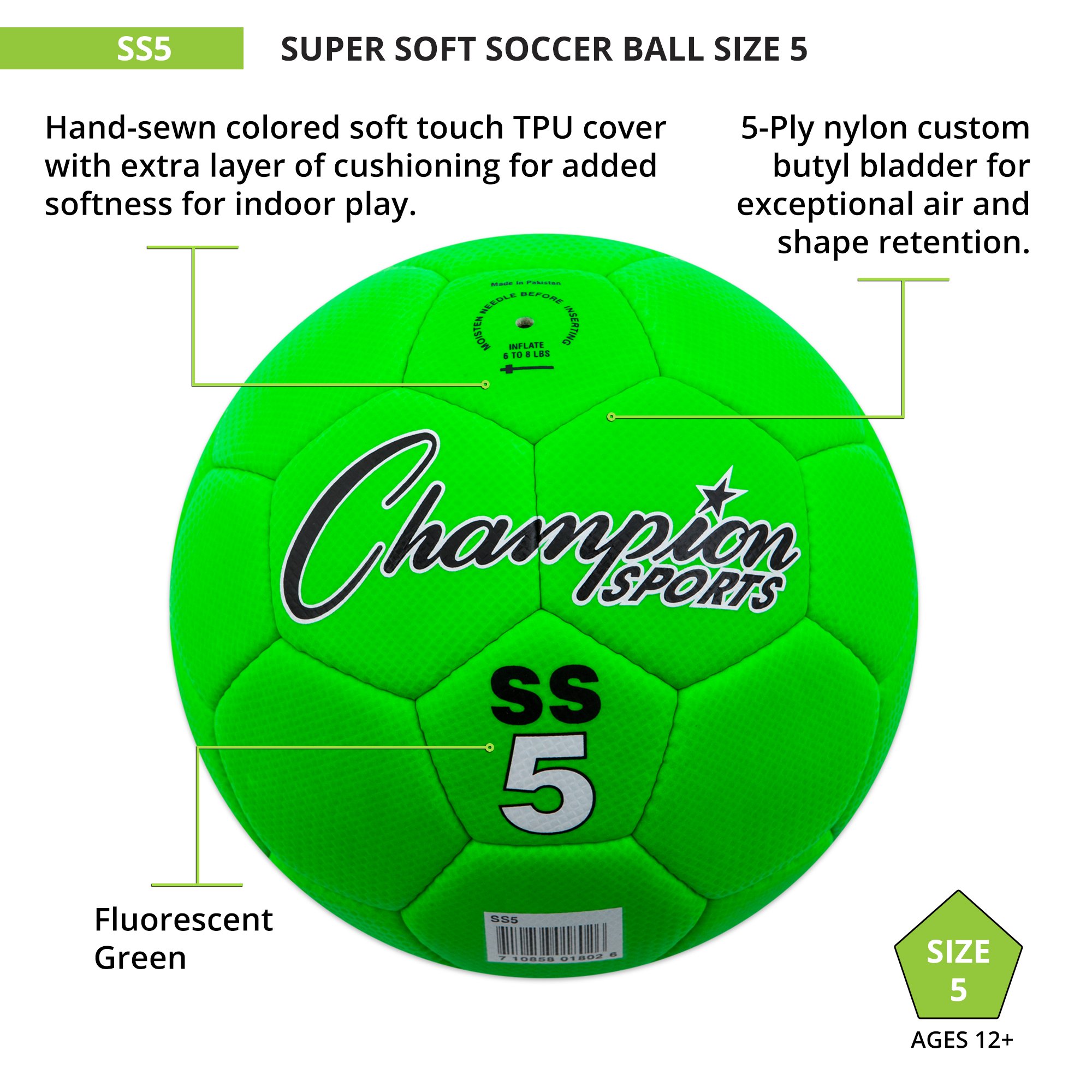 Champion Sports Super miękka piłka nożna