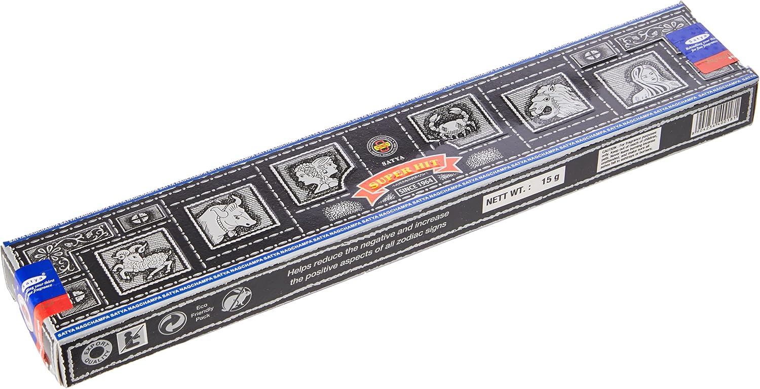 Satya Nag Champa Super Hit Incense 15 g (12'li paket)