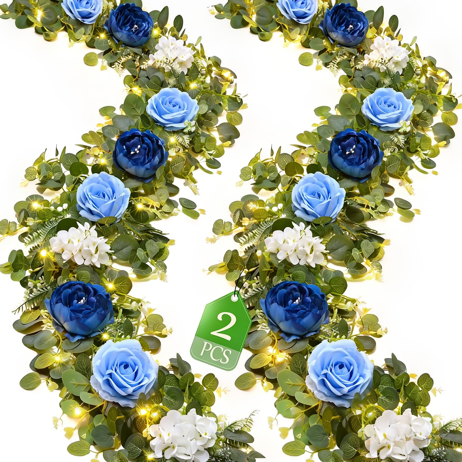 Photo 1 of Livole 6 Ft Mixed Floral Garland