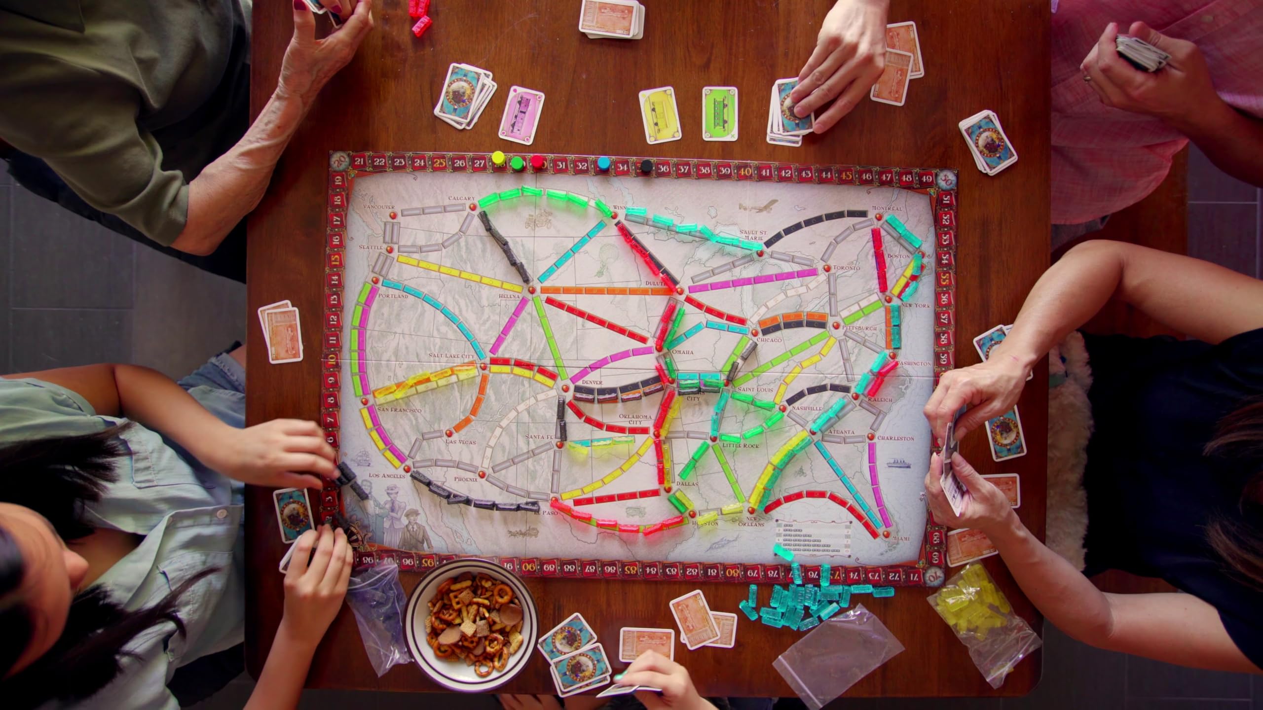 Asmodee ¡Aventureros al Tren! Juego de Estrategia de Trenes