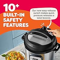 Vista 6 de Instant Pot Duo Plus 6 Qt 9 in 1 Olla de presión multiuso programable, olla de cocción lenta, arrocera, yogurtera, vaporera, para hervir huevos