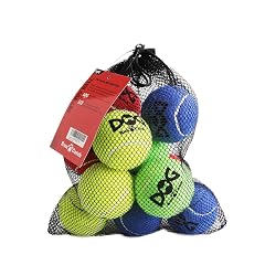 Tennis Balls for Dogs - 12 Pack 2 5 Durable Non-Toxic Outdoor Dog Toys Balls with Mesh Bag
