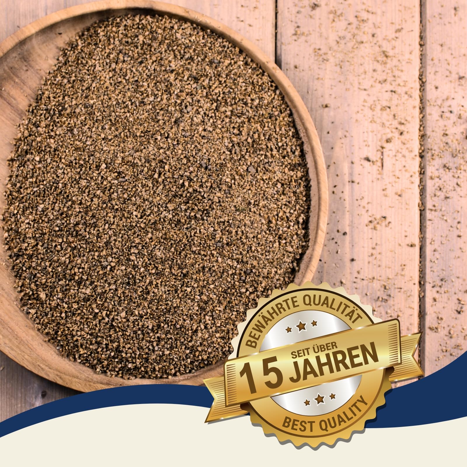 Lyra Pet® 5 kg Daphnien (Wasserflöhe) getrocknet in 30 L Tonne | Sonnengetrocknete Wasserflöhe - Reich an ungesättigten Fettsäuren - Natürliches Futter für Vögel, Fische & Amphibien