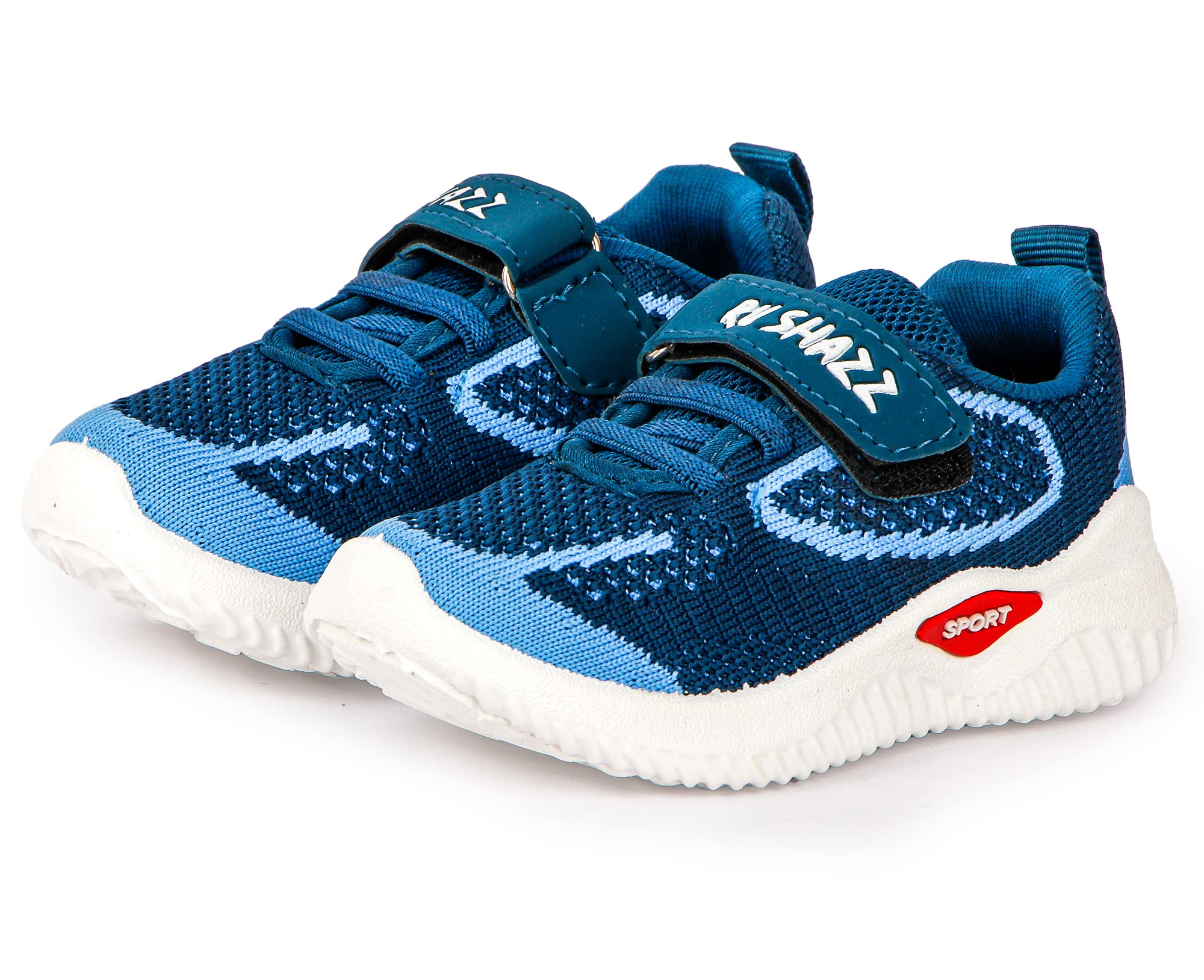 RU SHAZZ Casual Shoes for Kids Boys & Girls Sporty Design Slip-On Light Weight Sneakers for Children-Model-NEO-V,Size-8,Sky Blue (B0C43P7W31) Amazon Price History, Amazon Price Tracker