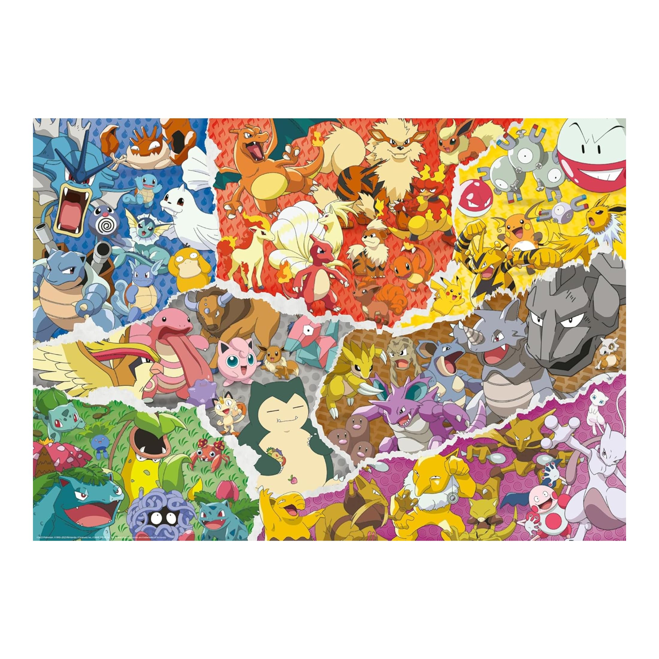 Ravensburger - Puzzle Pokemon | Puzzle 1000 Piezas | Puzzles Adultos 70x50cm | Puzzles Pokemon 1000 Piezas | Rompecabezas Adultos y Niños +14 años