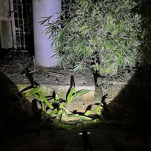 Miniatura 5 de GaiGaiMall Linterna LED táctica de grado militar, 3000 lúmenes, con zoom, resistente al agua (paquete de 2 unidades, 5 modos)