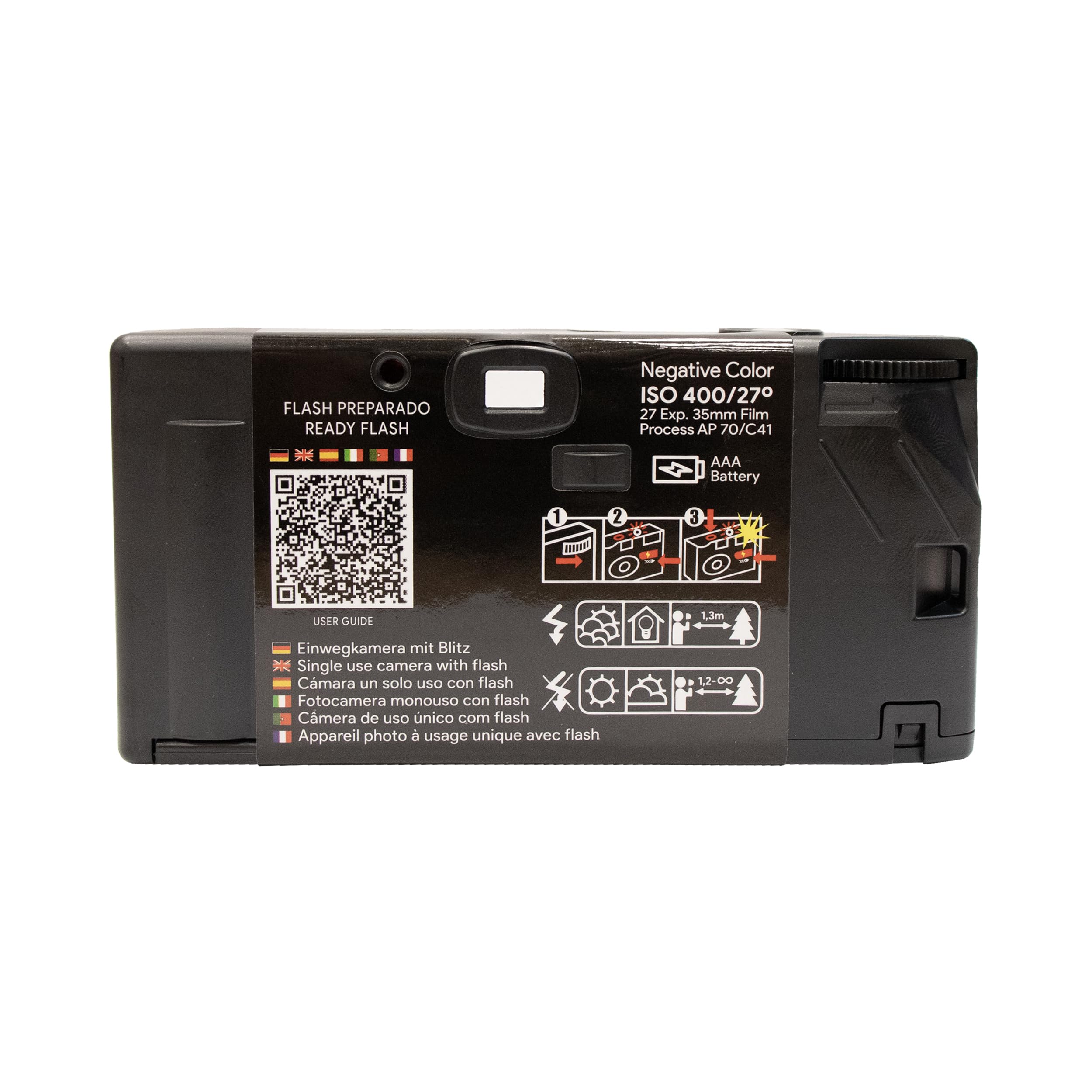 Fotocamera monouso 27 esposizioni con Flash Pack da 10