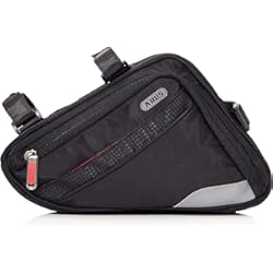 Alforjas Abus ABUS Oryde ST 2250 bolsa de bicicleta - bolsa de cuadro con correa de velcro - material repelente al agua - negro