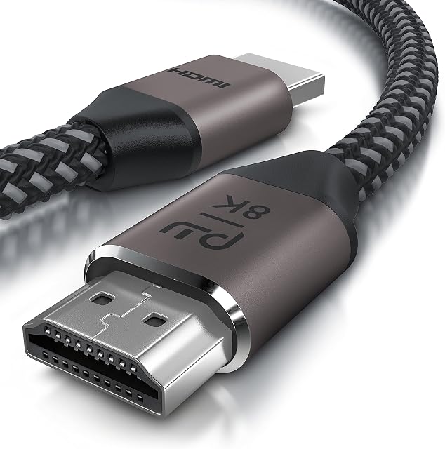 Primewire - HDMI 2.1 8k 4k Cable 4m 4 meters, 8k @ 30Hz, 120Hz with DSC, 4k @144Hz, 240Hz with DSC, UHD II, HDMI 2.0a, 2.0b, PS5, PS4, 3D, High Speed Ethernet, Dynamic HDR 10+, eARC, Dolby Visionn