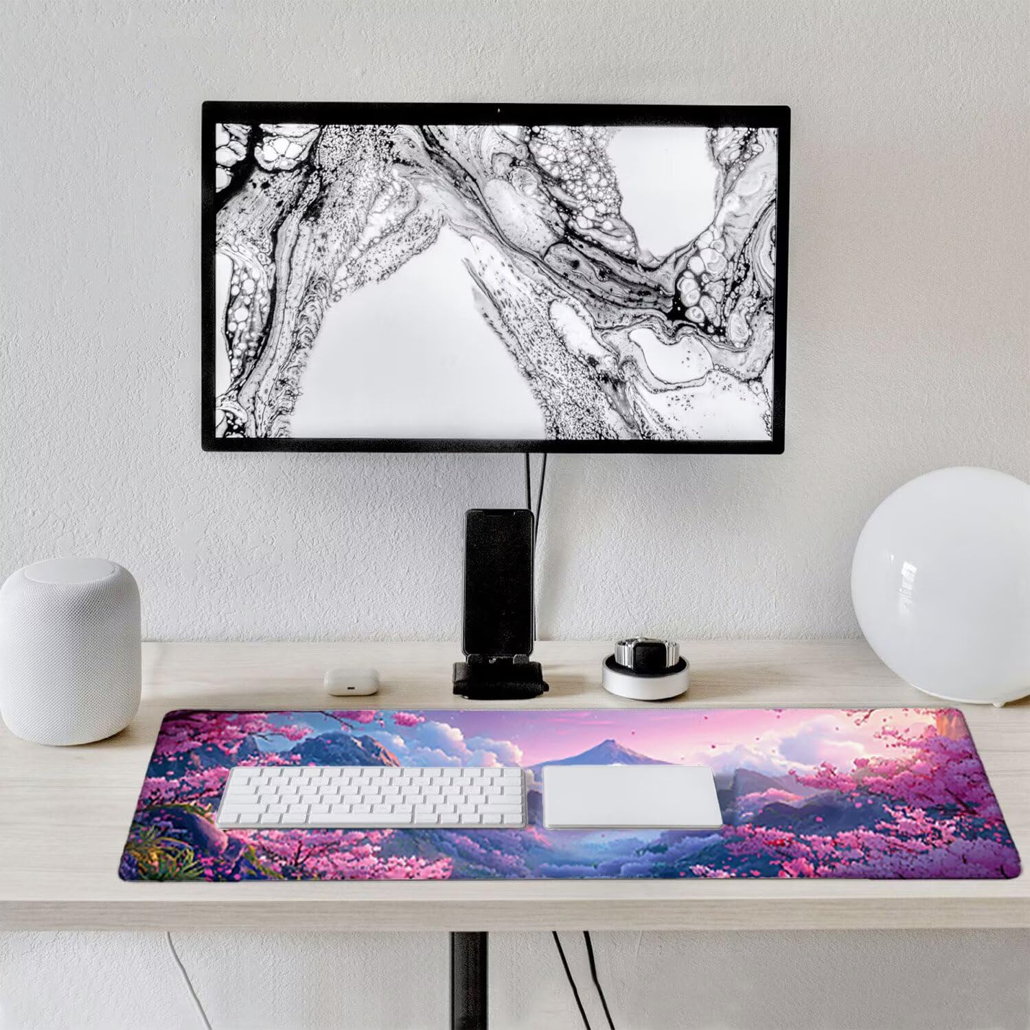 Podkładka pod mysz do gier, 1400 x 600 mm XXL Podkładka pod mysz do gier, duża, antypoślizgowa, wodoodporna, iExtended Long Keyboard Mouse Pad, akcesoria biurowe, do gier, komputera, komputera (góry