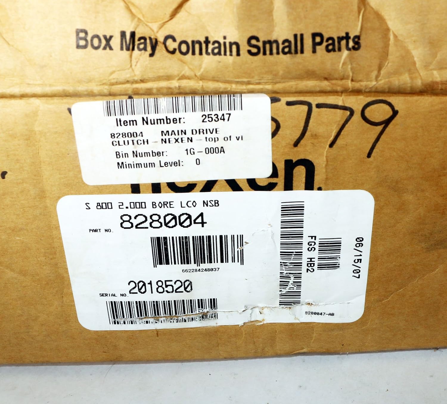 Nexen 828004, S-800 Shaft-Mounted Friction Brake
