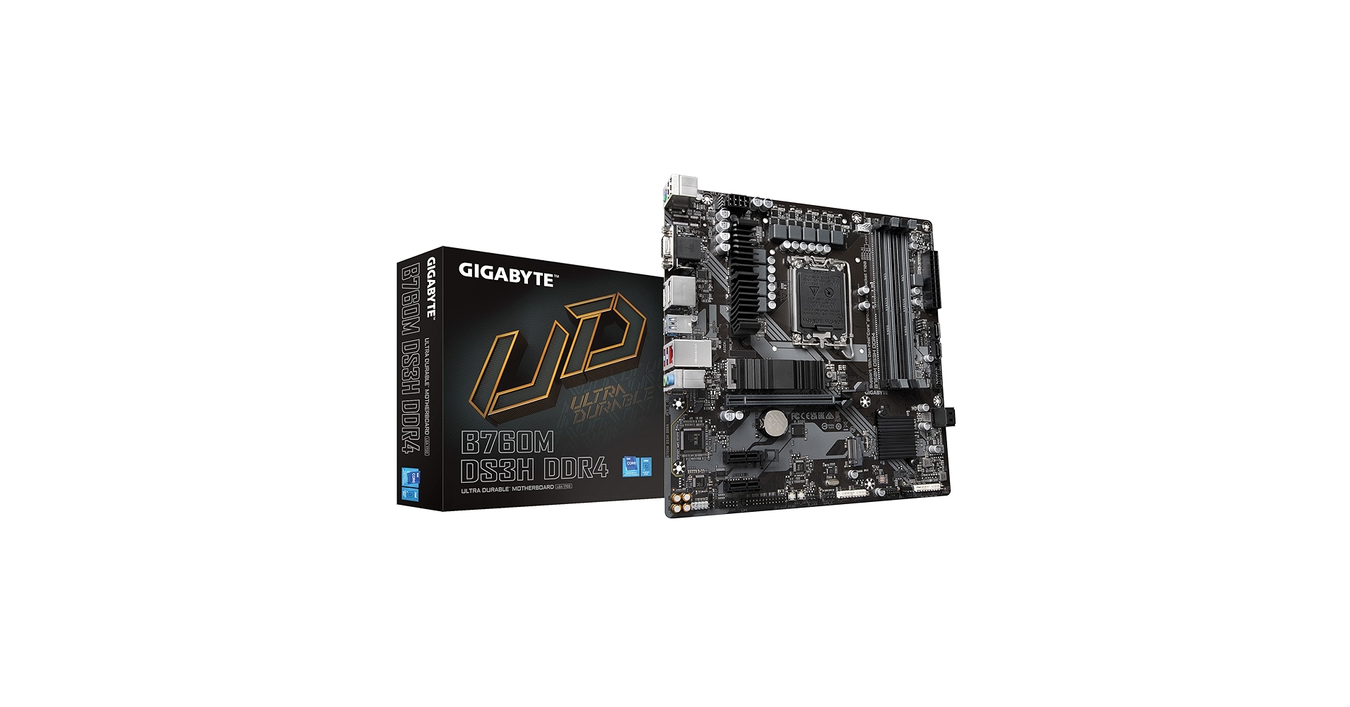 CPU i3 14100 GIGABYTE B760M D3H B760M D3H DDR4 (rev. 1.0) Key Features | Motherboard