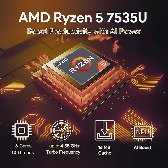 Portátil HP ProBook 465 G11 16" FHD+ AMD Ryzen 5 16GB 512GB SSD Windows 11 Pro miniatura 2