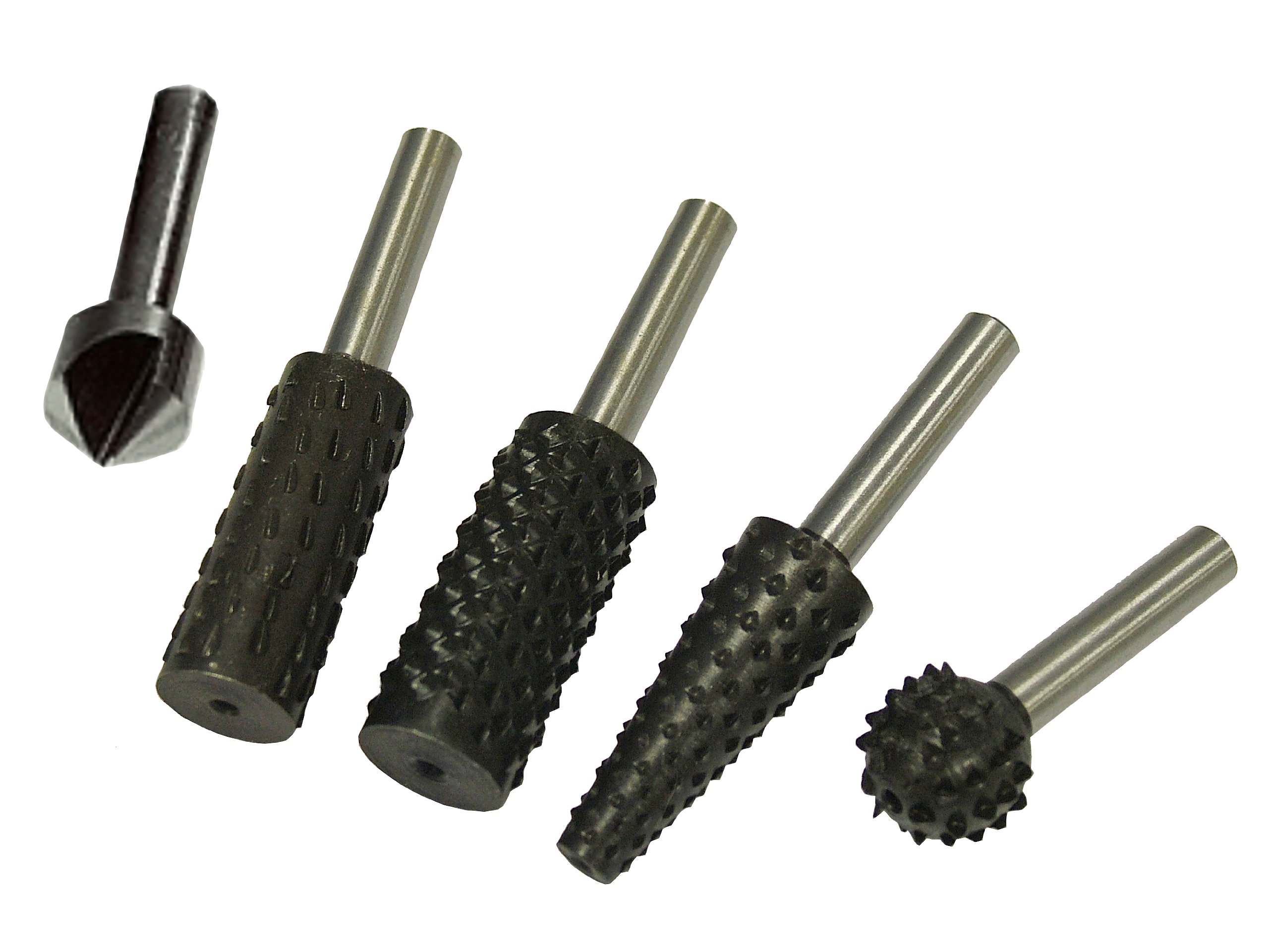 Faithfull 5 Piece Rotary Rasp and Countersink Set