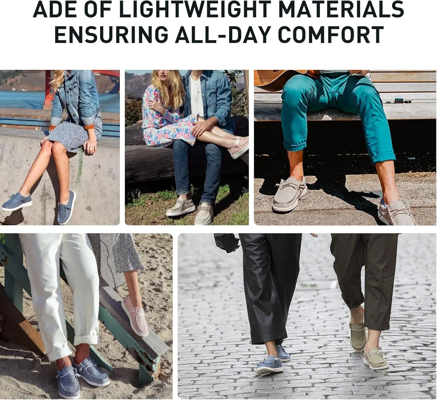 2 Pairs Shoes Insoles for Hey Dude Men's Wally Shoes, Classic Replacement Footwear Inserts for Comfortable Light-Weight and Cushion Shock Absorbing(M9) - Image 4