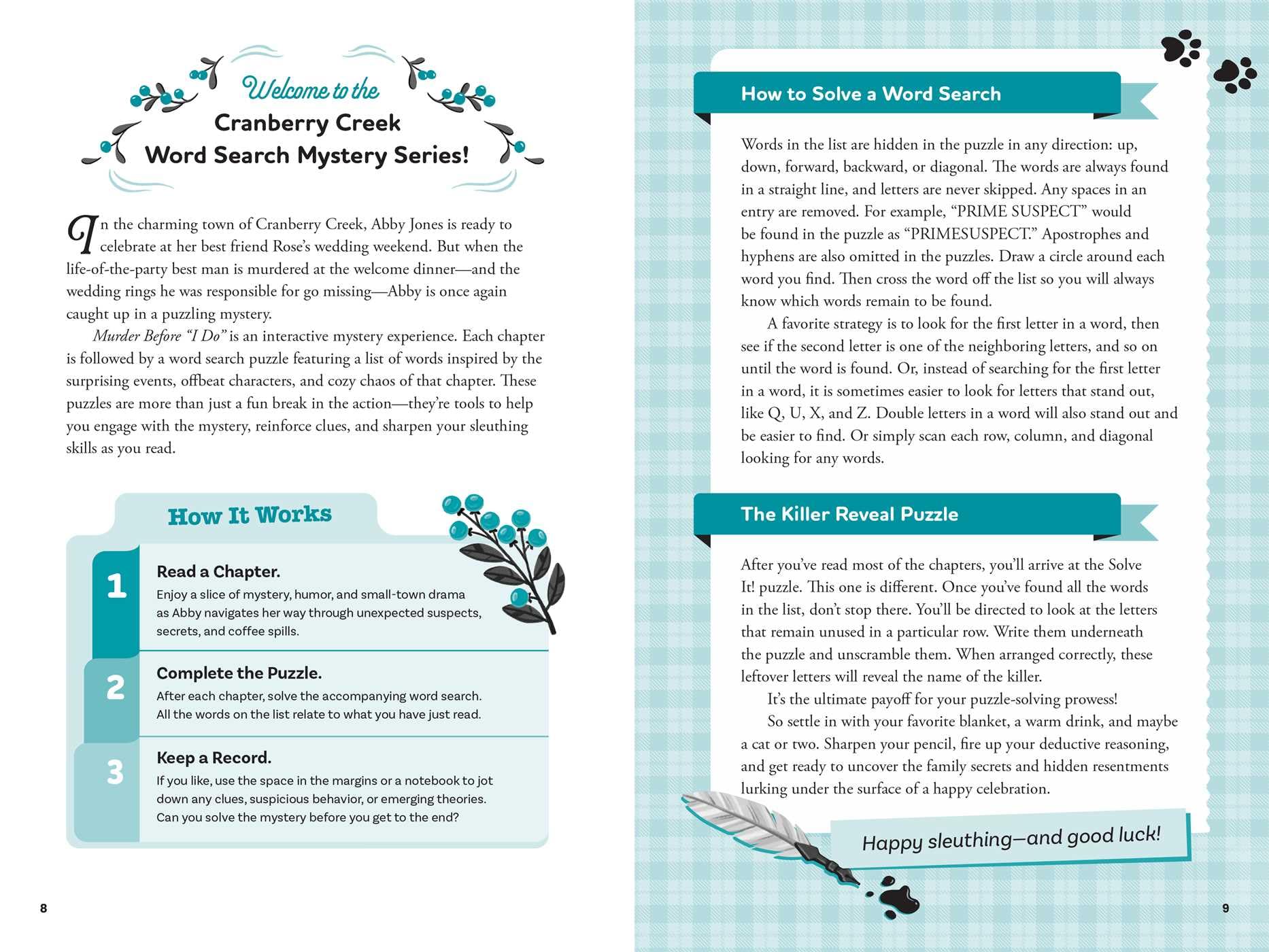 Murder Before I Do: Solve the Puzzles--And the Plot of a Cozy Wedding Mystery!