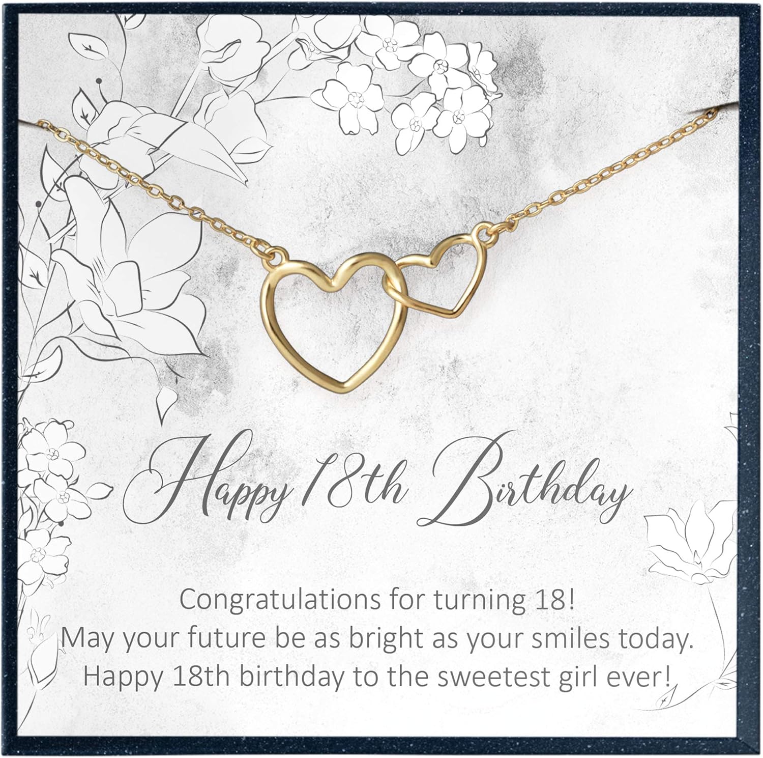 18th Birthday Gifts for Girls, Gifts for 18 Year Old Girl Birthday Gifts for 18 Birthday Necklace for Girls Birthday Gifts for Eighteen Birthday Gift