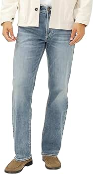 Silver Jeans Co. Men's Gordie Relaxed Fit Straight Leg Jeans