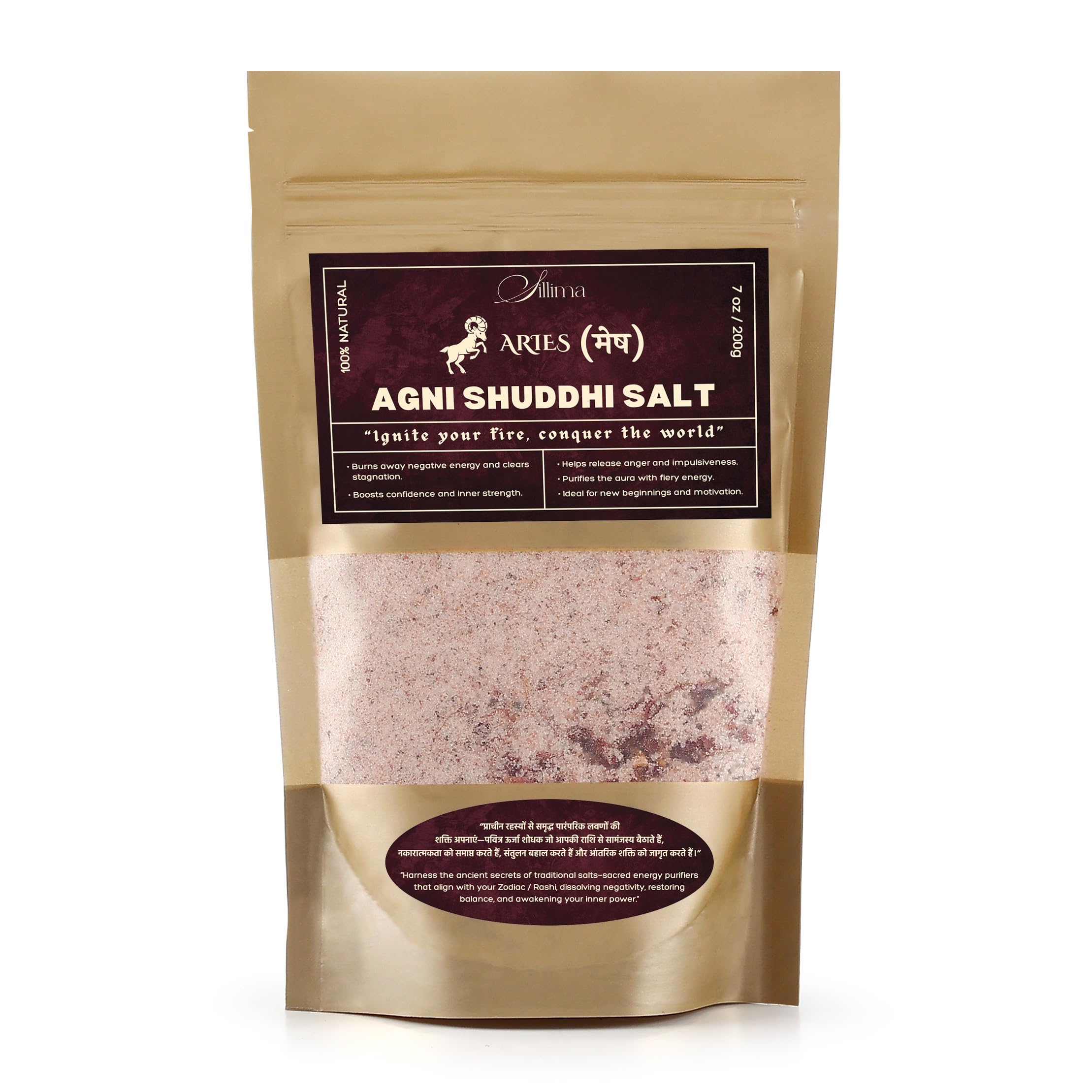 SILLIMA Agni Shuddhi Salt | Salts for Spiritual Healing | Aries (मेष)-image-30