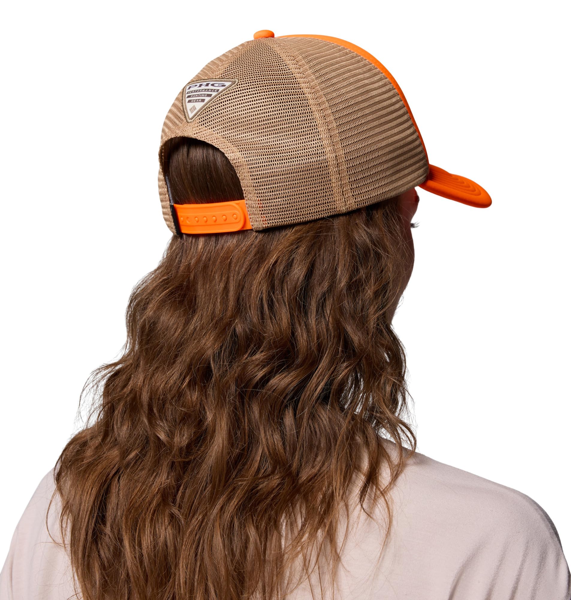 Columbia PHG Timberbuck Foam Trucker Cap, Blaze/Huckin N Truckin, Rozmiar uniwersalny