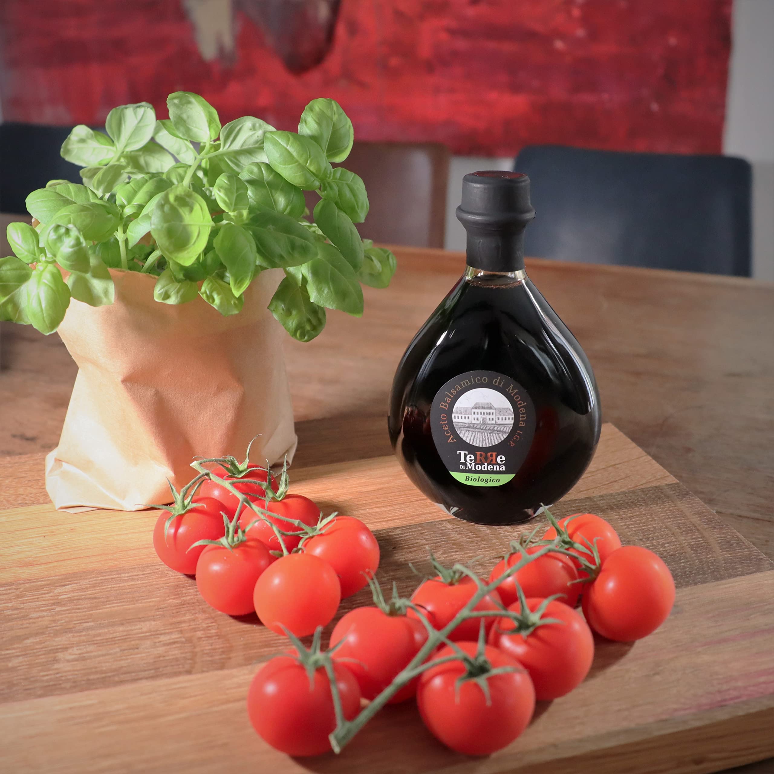 Aceto Balsamico di Modena IGP 250ml – original italienischer, dickflüssiger Balsamico Creme Essig ohne Zucker, mind. 5 Jahre im Holzfass gereift
