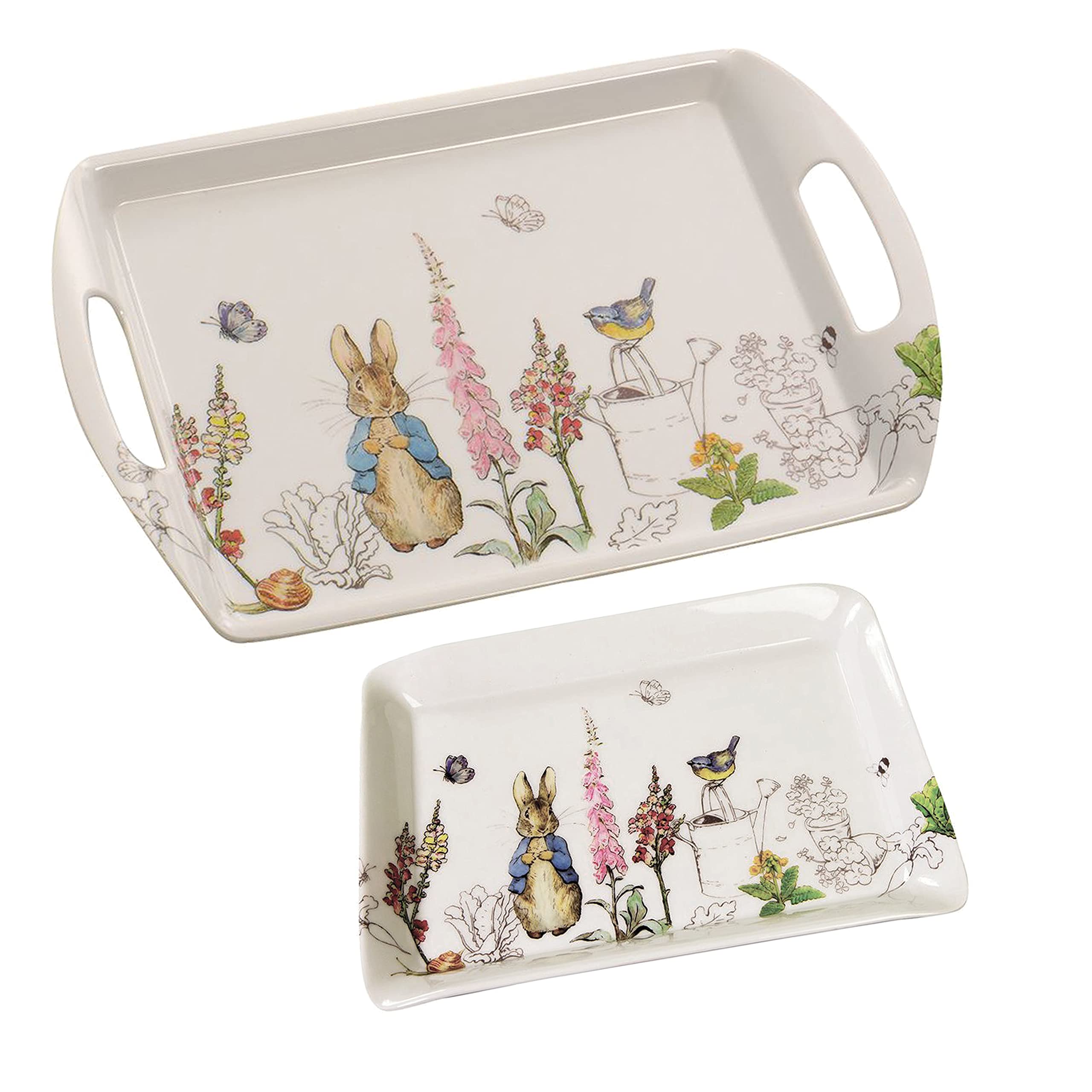 Auntie Morags Eddingtons Peter Rabbit Classic - Melamine Handled Tray & Scatter Tray
