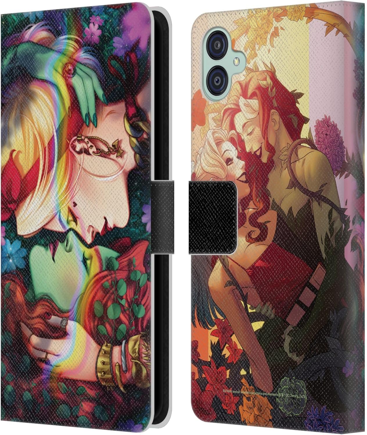 Head Case Designs Officially Licensed Batman DC Comics Poison Ivy Gotham City Sirens Leather Wallet Case Compatible with Samsung Galaxy M04 5G / A04e