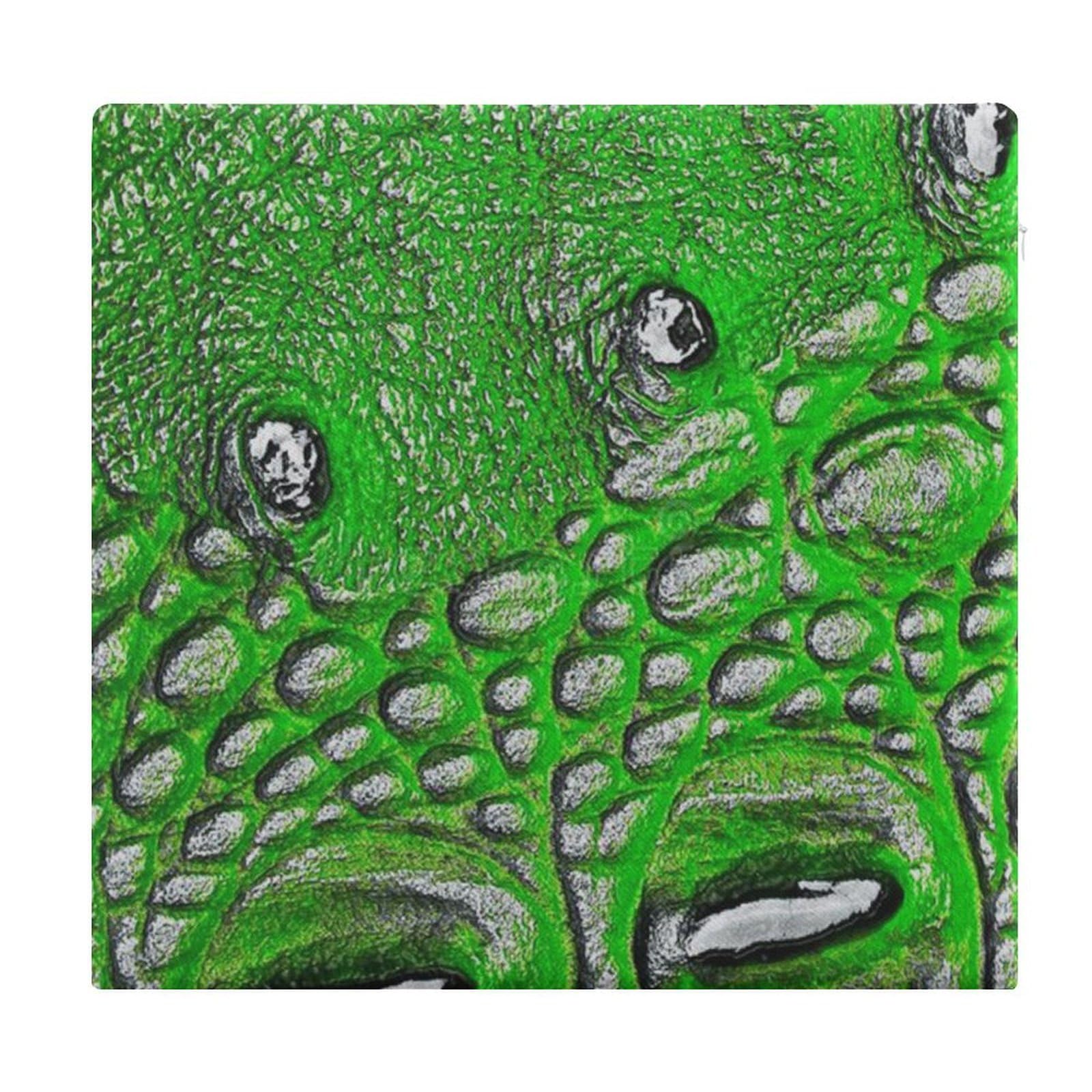 JZemdybill Chair Pad, Alligator Skin Texture Seat Pad, Square Chair Cushion for Yoga Living Room Balcony