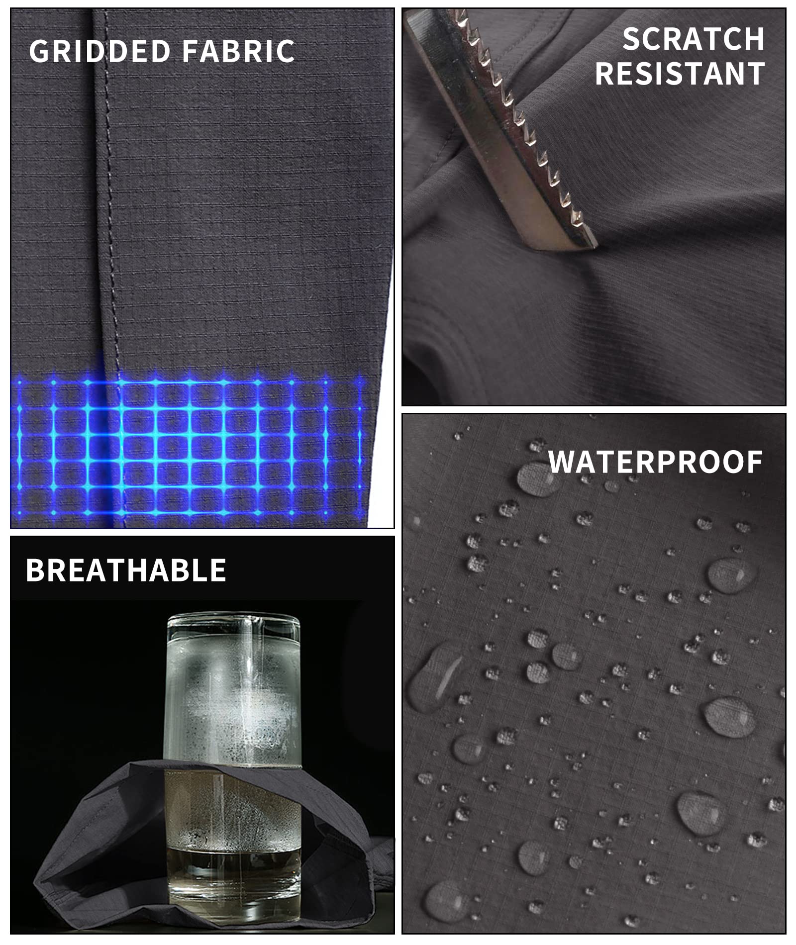 NOUKOW Men's Stretch Cargo Pa...B0BX2KX7B9