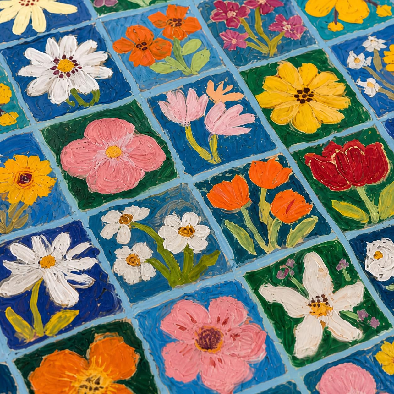 Tappetino da Bagno in atomacea, Fiori B, 80x120cm | Superficie assorbente, Tappetino Bagno Composito, Davanti al lavabo, Per cerca praticità