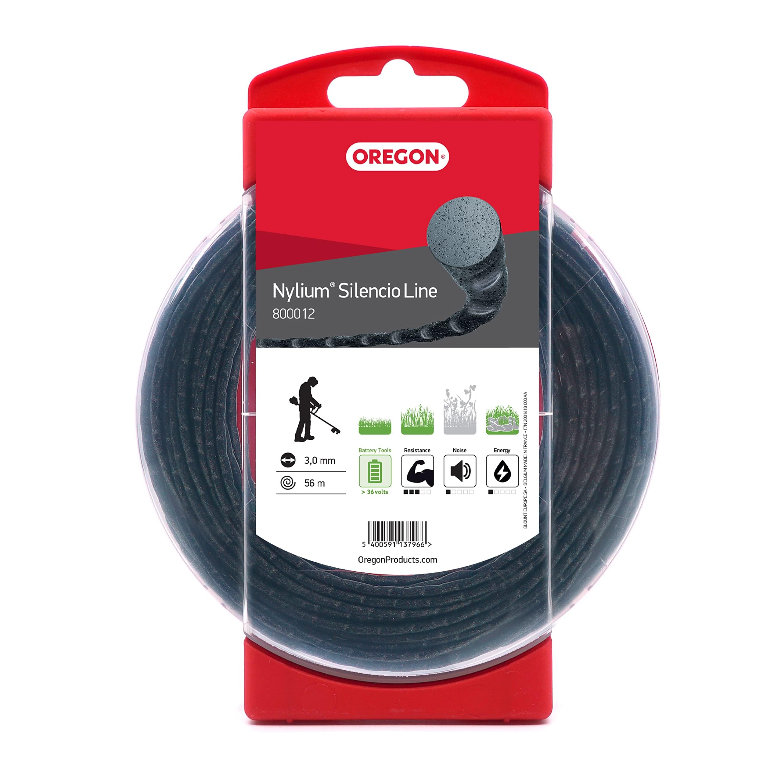 Oregon Round 3mm Strimmer Line Heavy Duty, 3.0mm x 56m