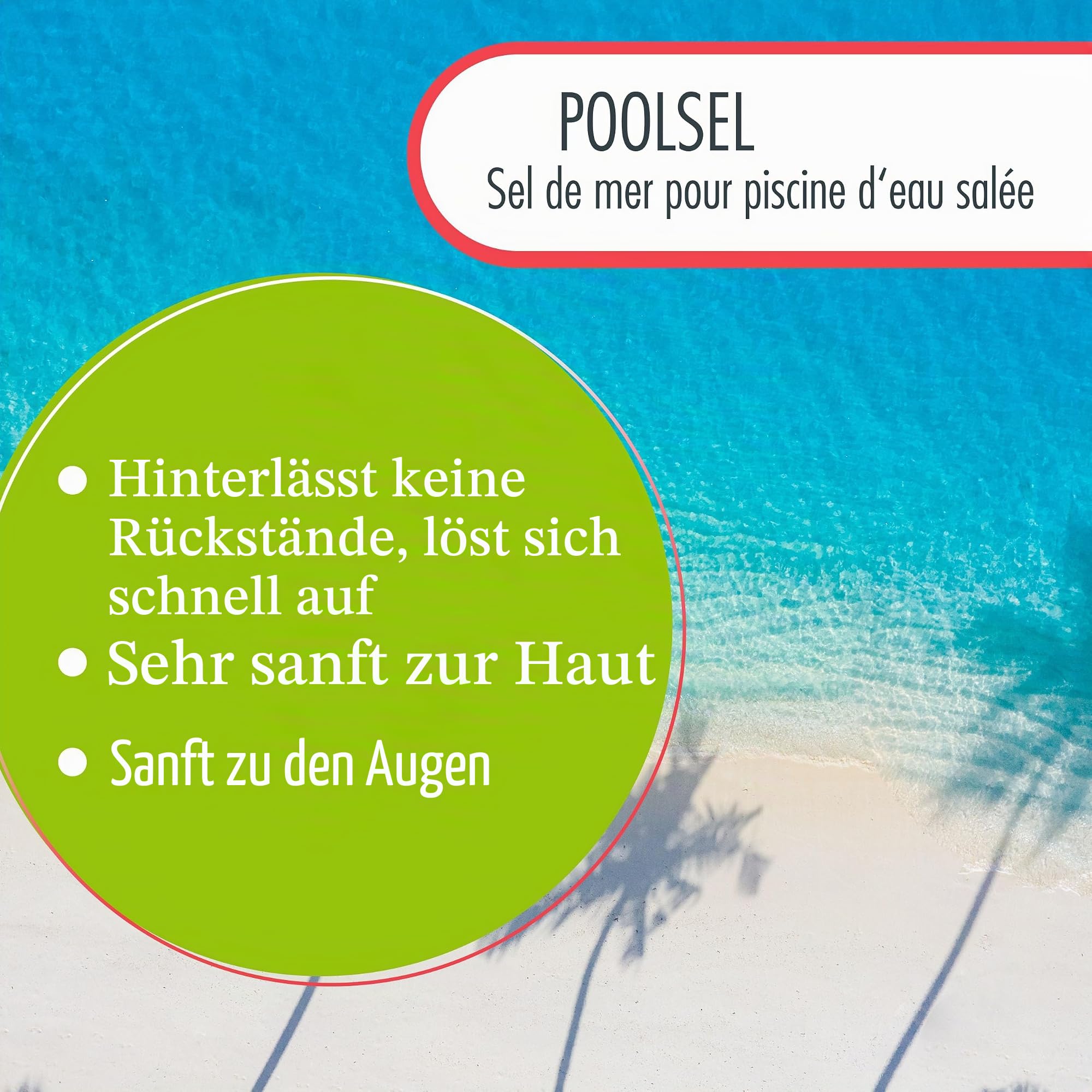 6 x 25 kg POOLSEL Meersalz für Salzwasserpools