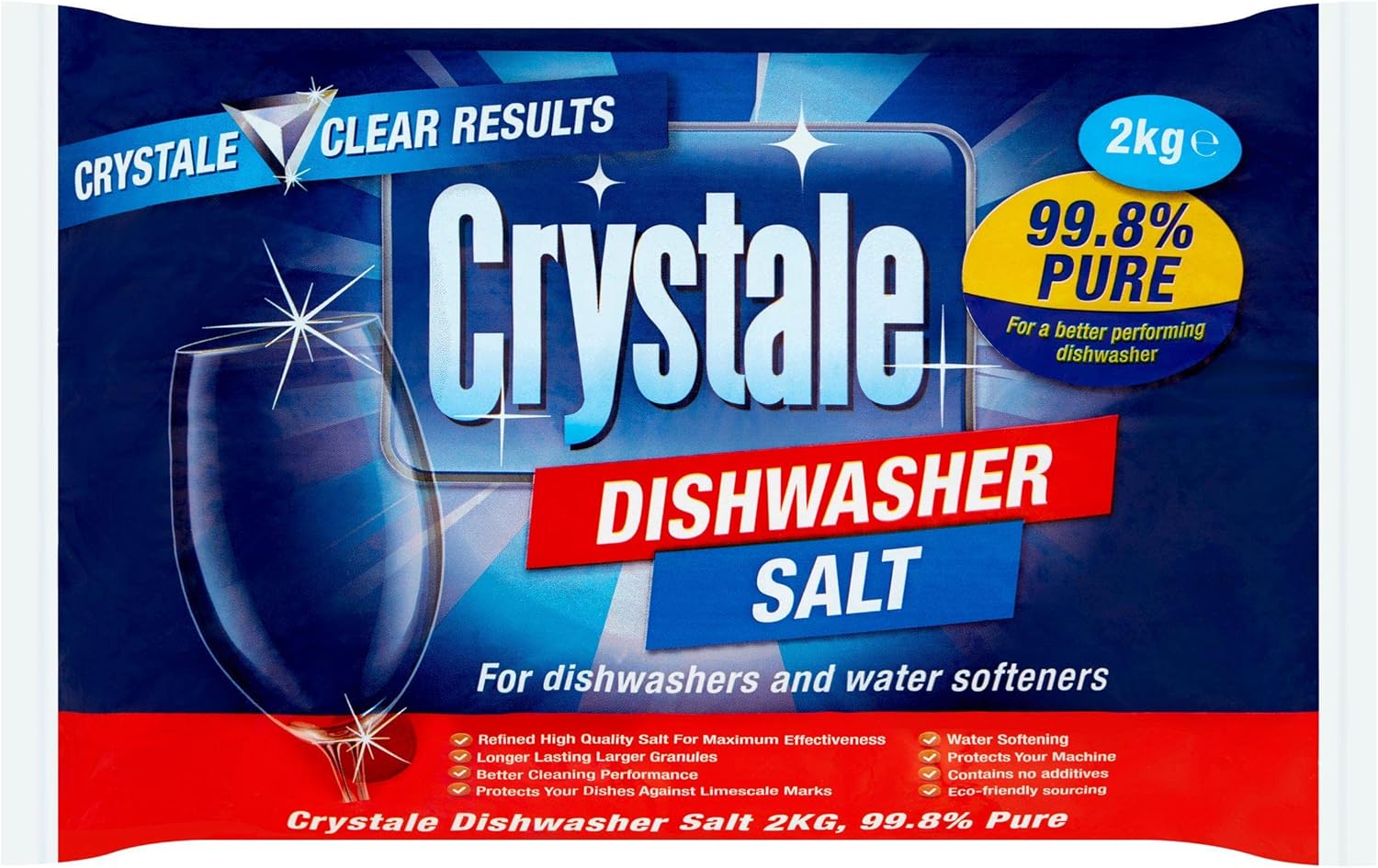 6 x 2kg Dishwasher Salt for Dishwashers and Water Softeners Amazon.co