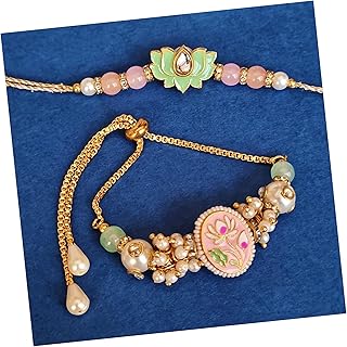 |Rakhi for Brother and Bhabhi | Rakhi for Bhaiya and Bhabhi | Rakhi for Brother and bhabhi | bhaiya bhabhi Rakhi Set| Rakhi Combo| lumba rakhi