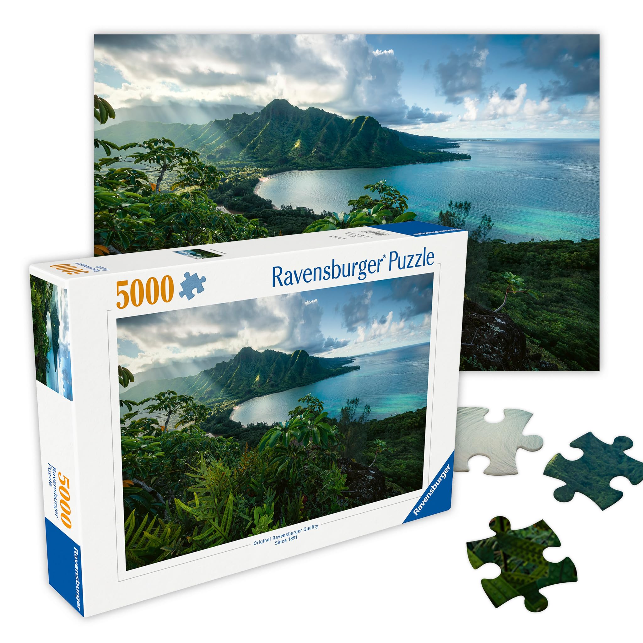 Ravensburger Puzzle 16106 - Atemberaubendes Hawaii - 5000 Teile Landschafts-Puzzle für Naturfreunde und Puzzle-Profis ab 14 Jahren