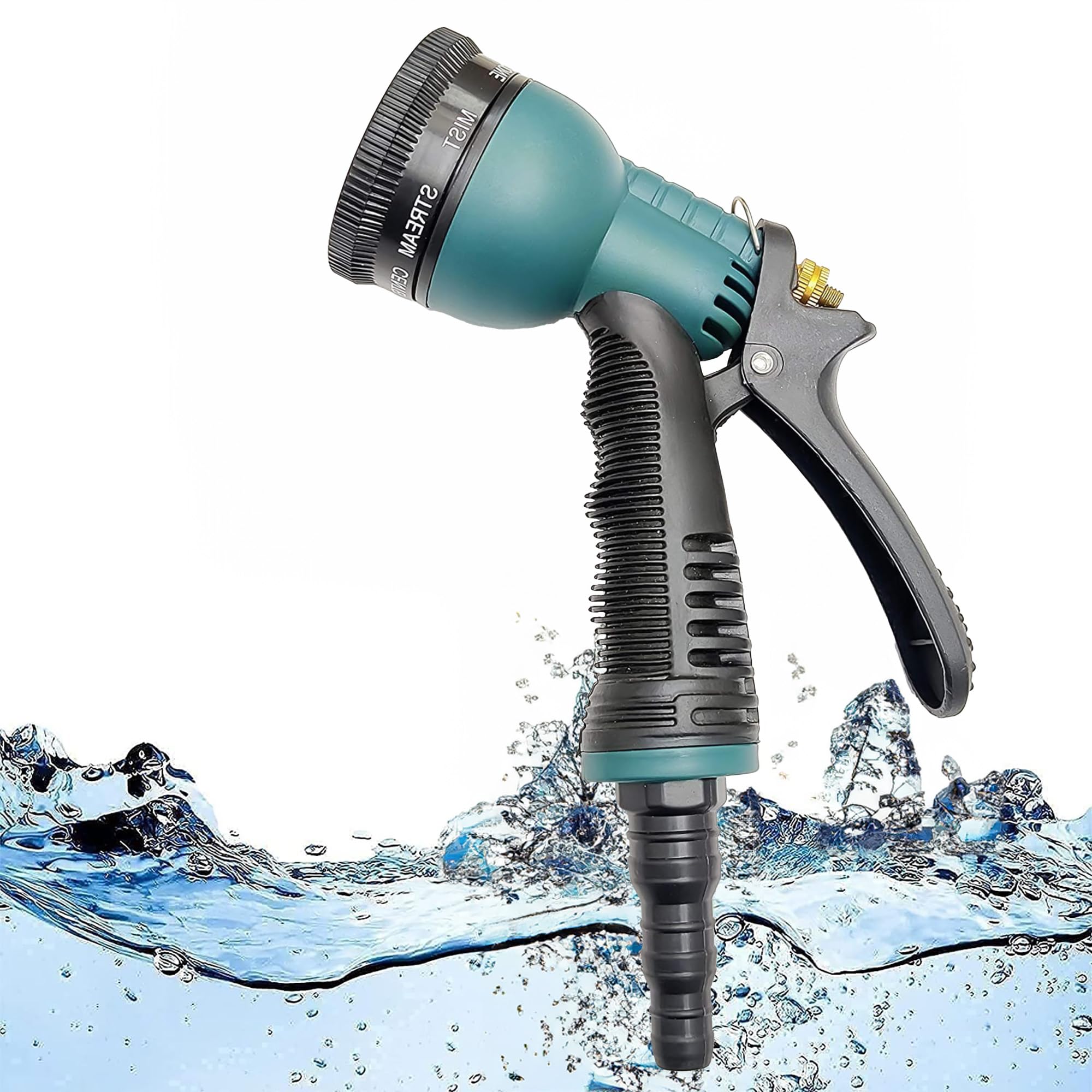 Kuber Industries Water Spray Gun|Plastic 8 Adjustable High Pressure Hose Nozzles Spray|Used for Car,Bike,Gardening Wash (Green) (B0BF99GJW4) Amazon Price History, Amazon Price Tracker