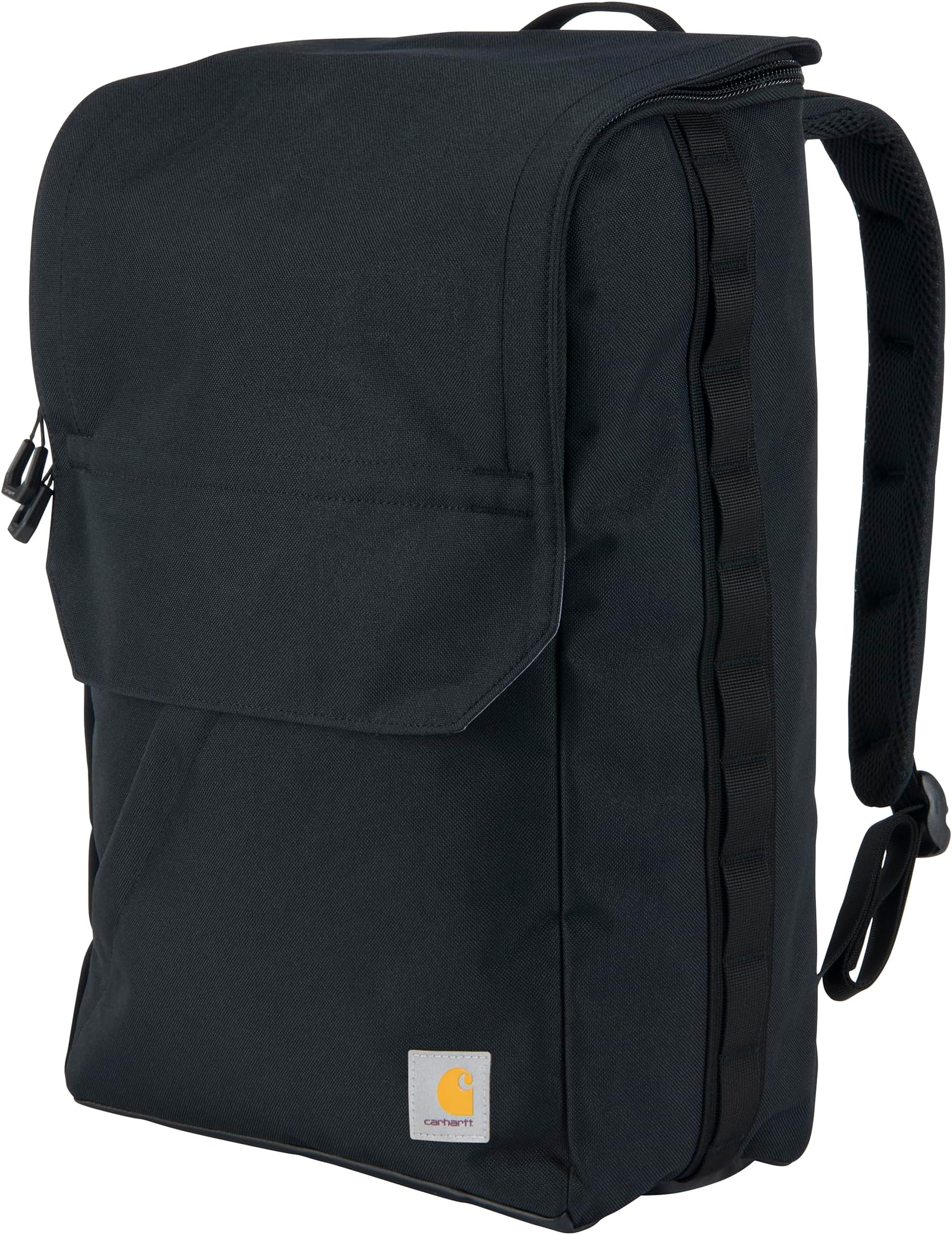 21L Top-Load Backpack, Durable Water Resistant Coated Canvas Base W/ 17" Laptop Sleeve, Black