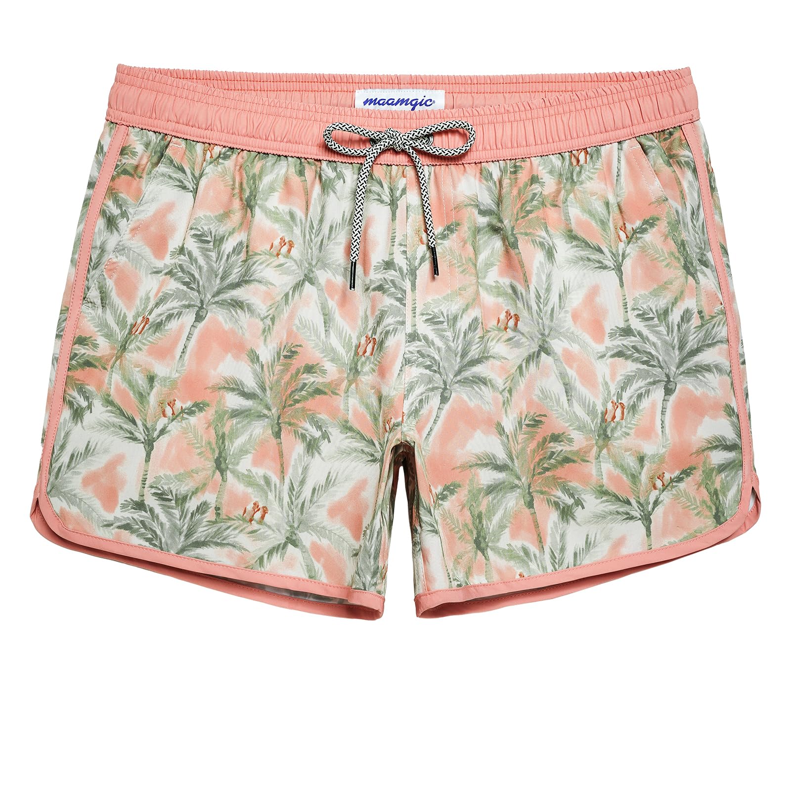 MaaMgic Bañador Hombre de Natación Secado Rápido Interior de Malla Pantalones Cortos d'Aire Vintage 80s 90s — view 18