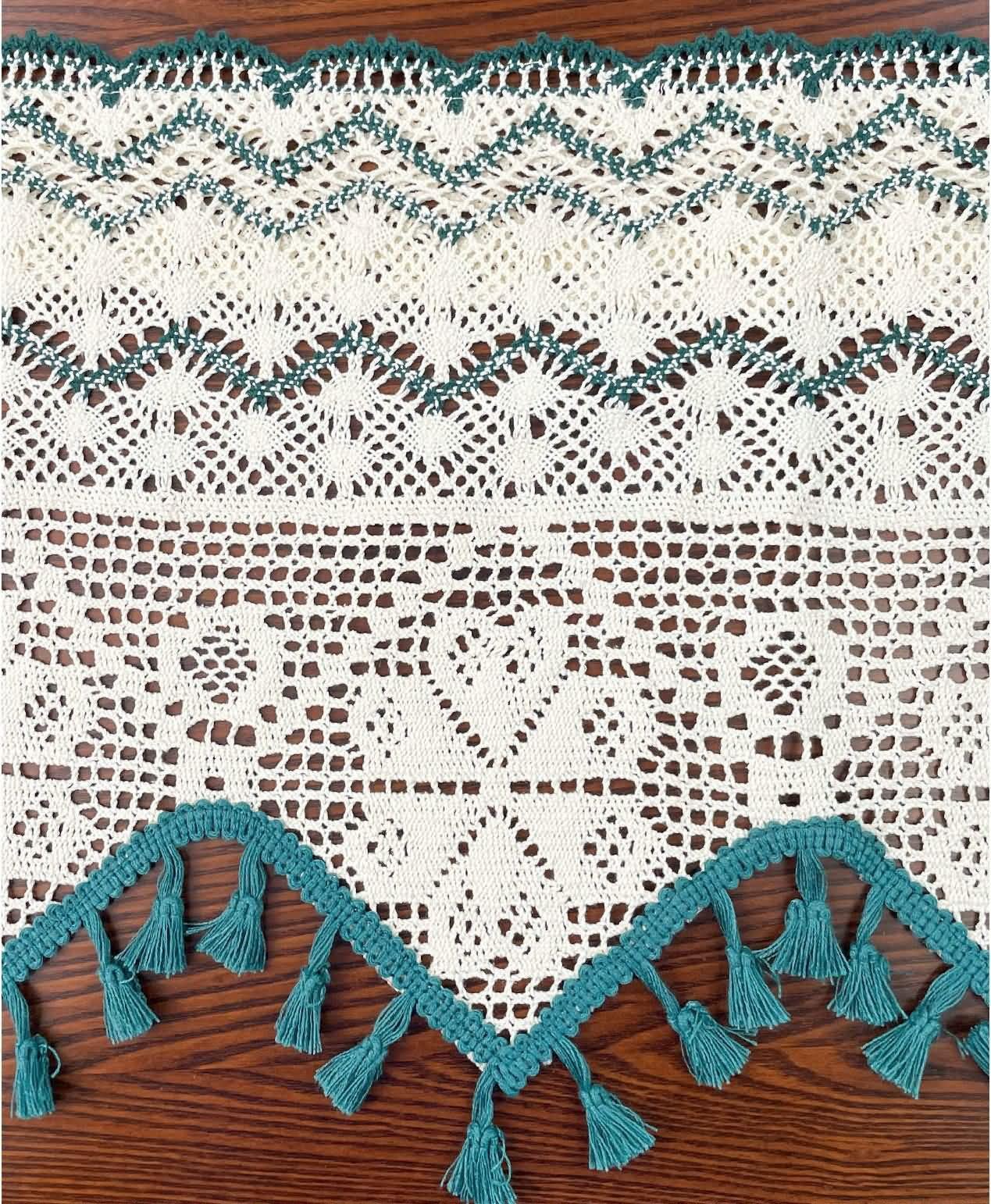 Tenda corta per finestra del bagno, larghezza 120 cm, tasca per asta, 1 pezzo