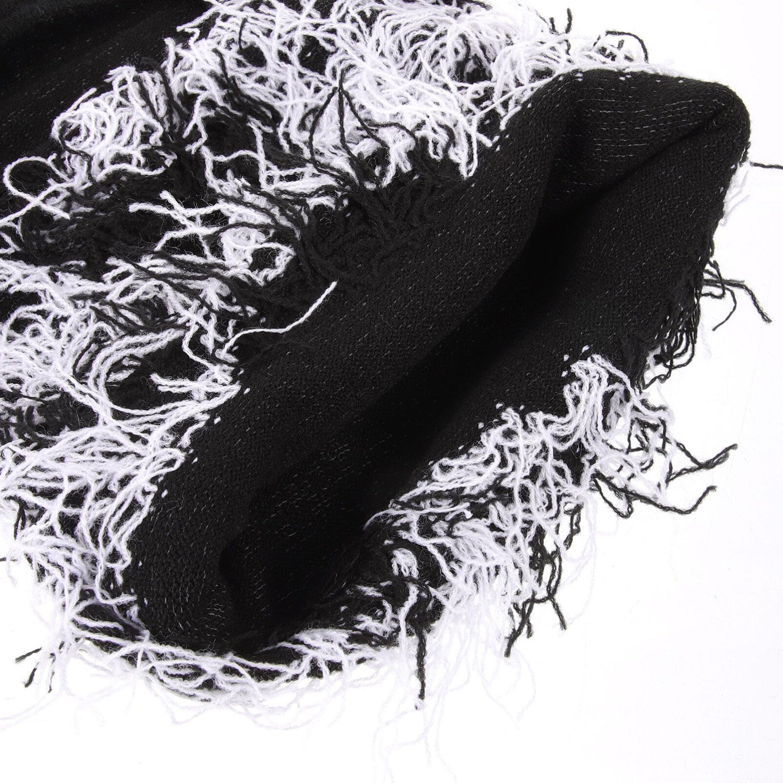 GALPADA Ski Mask Distressed Balaclava Fuzzy Ski Mask Yeat Ski Mask Winter Windproof Neck Warmer Knitted Full Face Ski Mask for Men Women One Size Ski Mask for Men