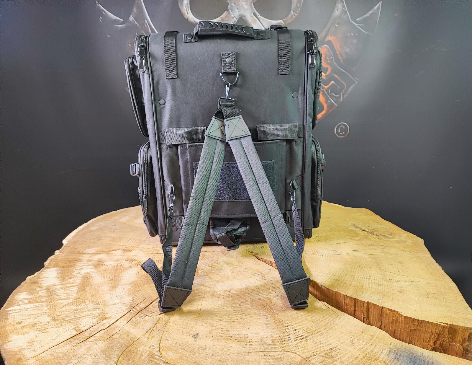 Reisetasche Bag-Rock XL 60L kompatibel mit Harley Davidson Bobber HD Custom Chopper schwarz Biker neu universell geeignet für Motorradmarken
