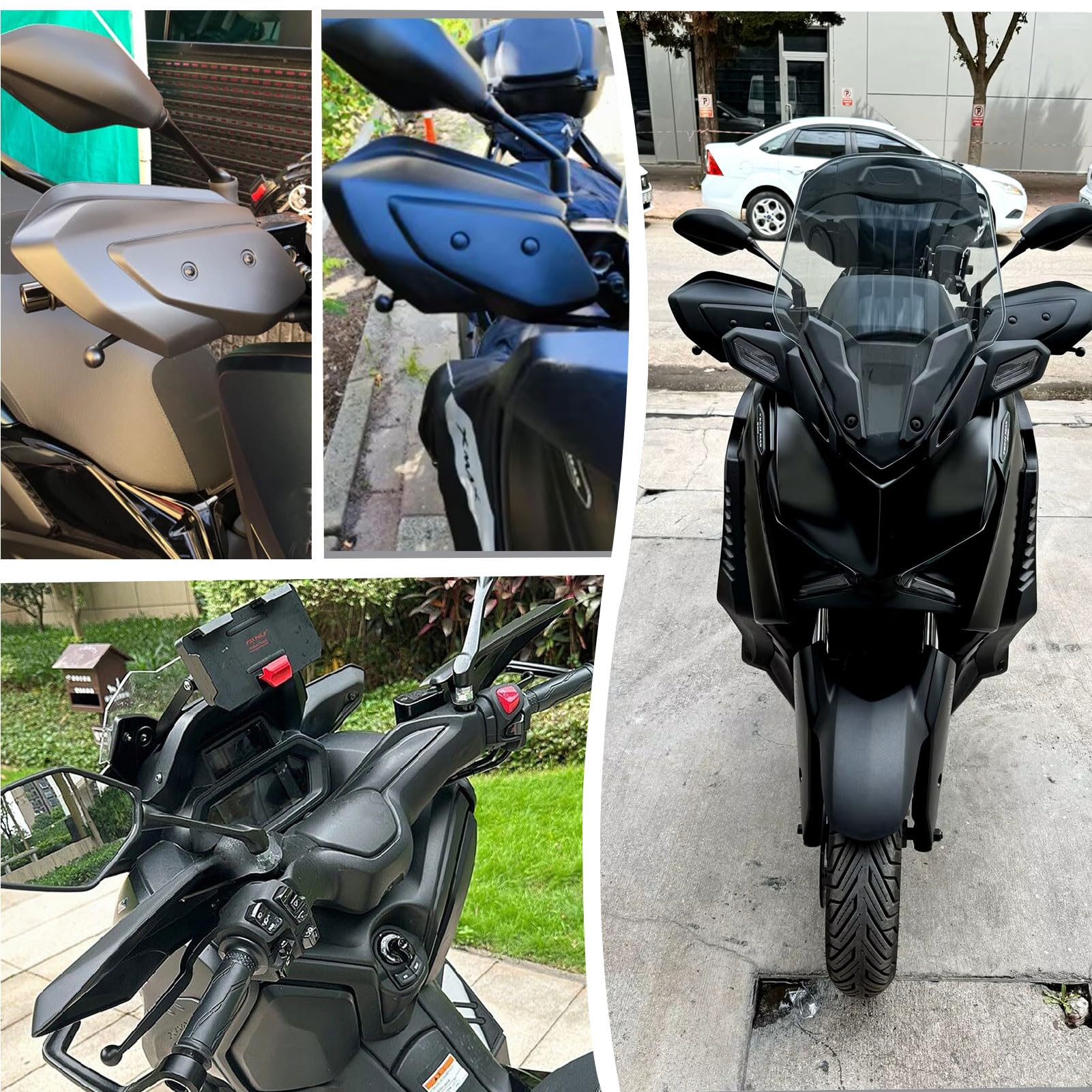 Accessori per moto Paramani compatibili per X-MAX 125/250/300 XMAX250 2023-2025 Protezione manubrio Paramani Coprimani