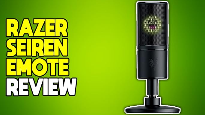 Amazon.com: Razer Seiren Emote Streaming Microphone: 8-bit