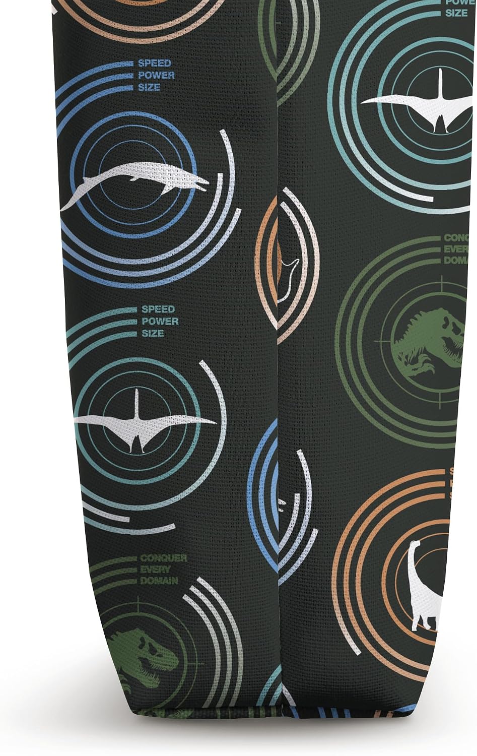 Jurassic World Rebirth Dinosaur Targets All-Over Print Tote Bag