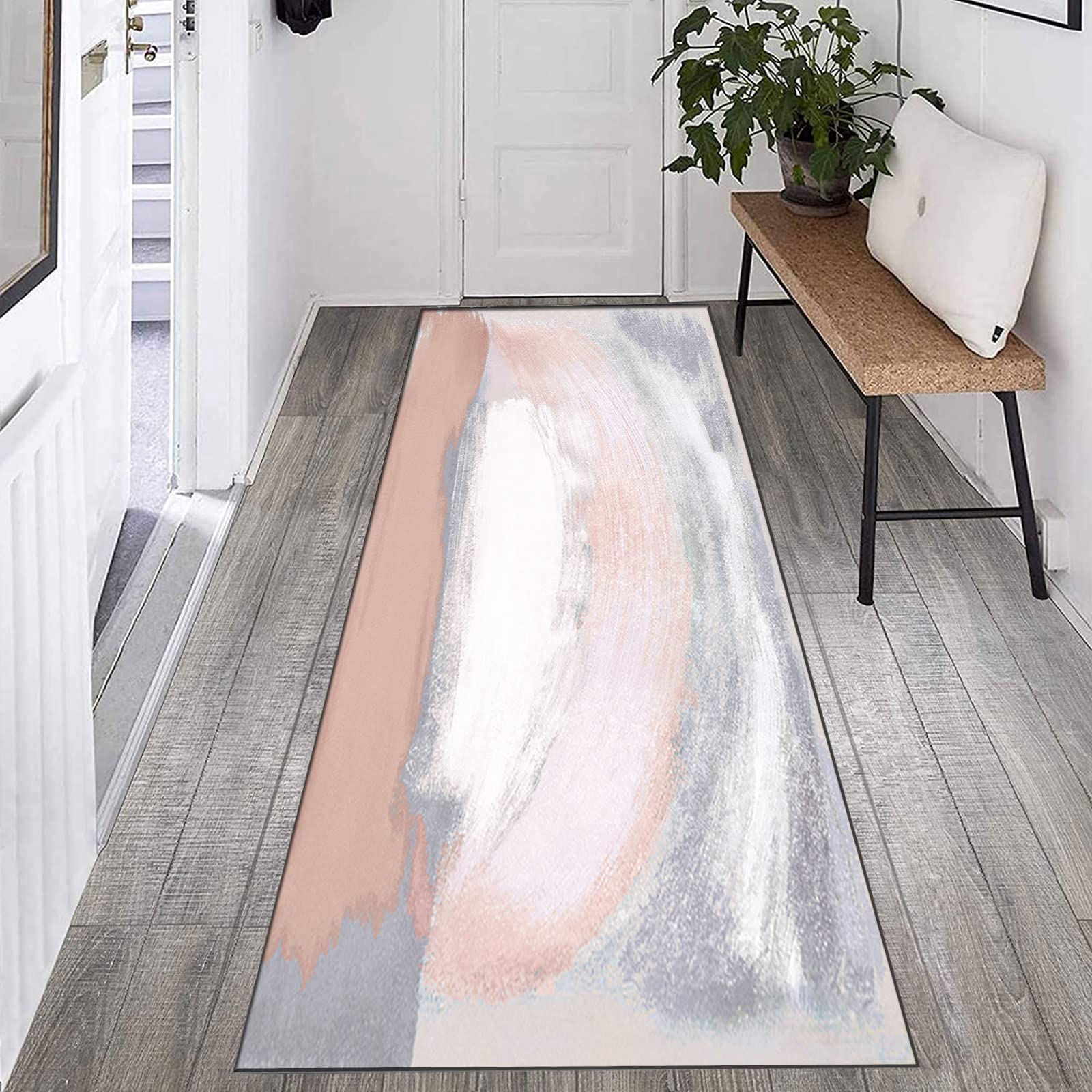 Tapis de couloir antidérapant de cuisine moderne et grand tapis de salon