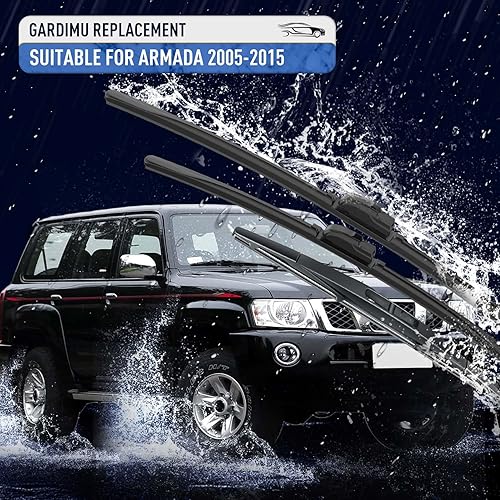 Miniatura 2 de GARDIMU Repuesto para limpiaparabrisas Subaru Forester 2019, 2020, 2021, 2022 y 2023, 3 piezas de limpiaparabrisas delantero y trasero de automóvil