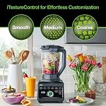 Braun TriForce Power Blender - Powerful 1600 Watt Countertop Blender with 10 Manual Speeds, 3 Texture & 6 Food Settings, Stainless Steel Blades, Auto-Clean, Heated Blending Function for Soups