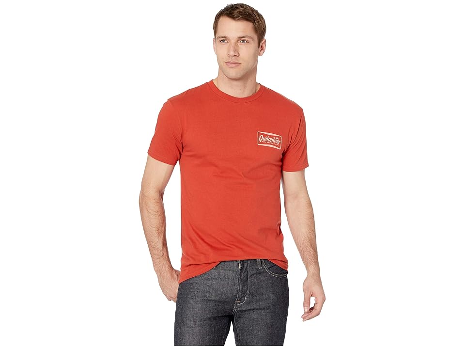 

Quiksilver All Ay All Ay Tee (Brick Red) Men's T Shirt