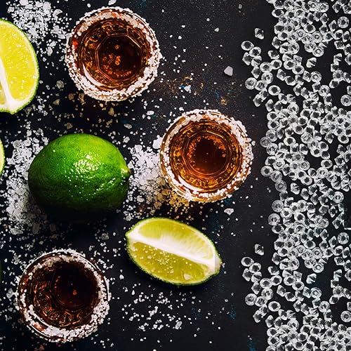 Miniatura 5 de HANSGO 500 diamantes, mini cristales falsos de vidrio transparente para rellenos de jarrones, decoración de boda, tesoro pirata, accesorios de fotos