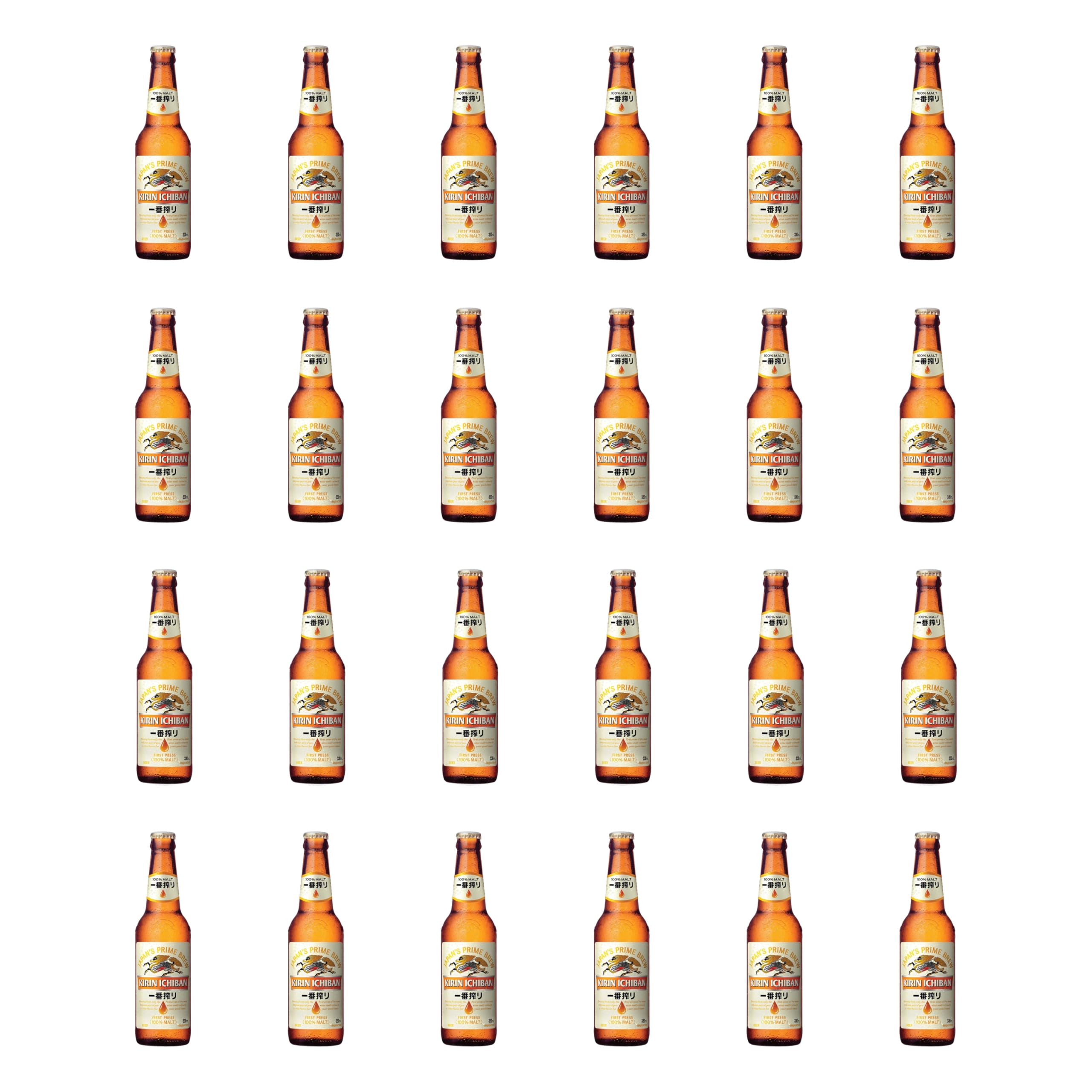 Kirin Ichiban - Botellas de cerveza (330 ml, 24 unidades)